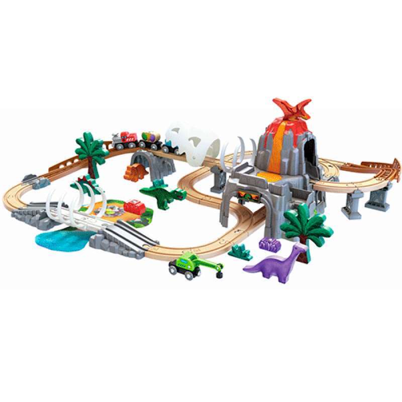 HAPE DINO RAILWAY ADVENTURE SET