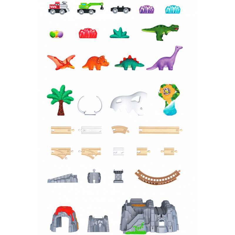 HAPE DINO RAILWAY ADVENTURE SET