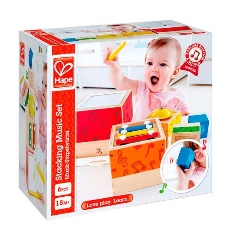 HAPE MUSICAL STACKING GAME