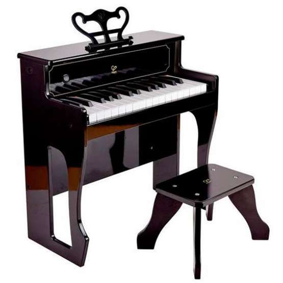 Hape electronic piano with stoo