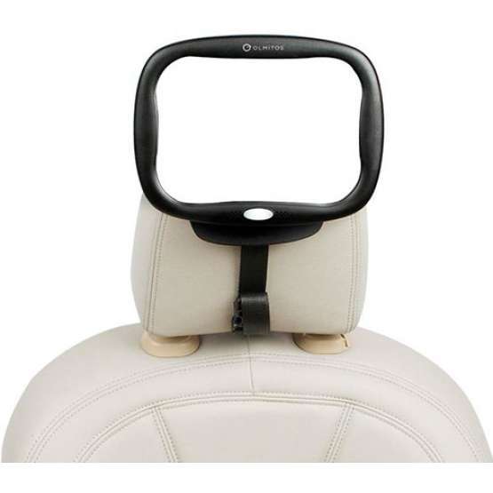 Rear view mirror with led light