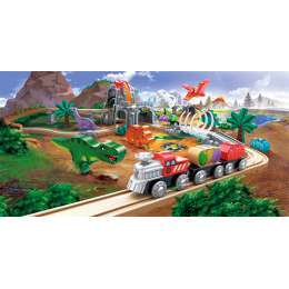 HAPE DINO RAILWAY ADVENTURE SET